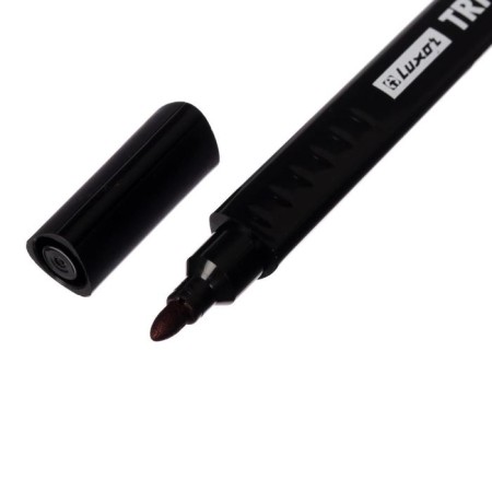 Permanent marker 3 mm, luxor trios, bullet, black-3