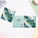 Mini-postcard "Happy Birthday!" Green background, 6.5x6.5 cm