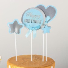 A set of toppers for the cake 