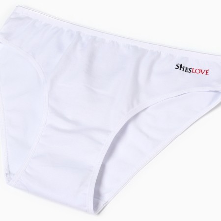 Panties female slips Sheslove, white color, size 48-50 (XL)-1