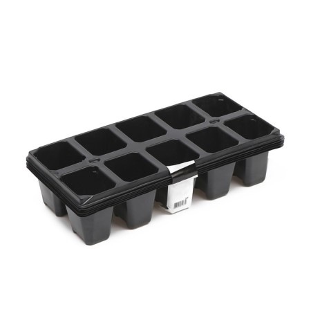 Cassette for seedlings, 10 cells of 100 ml, set of 5 pcs., Black-5