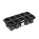 Cassette for seedlings, 10 cells of 100 ml, set of 5 pcs., Black