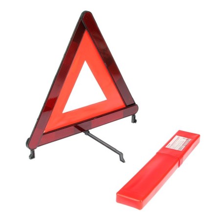 Emergency stop with reflective elements