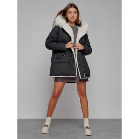 Winter jacket, size 42, black color-8