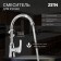 Kitchen mixer Zein Z2483, cartridge ceramics 35 mm, high spout, chrome