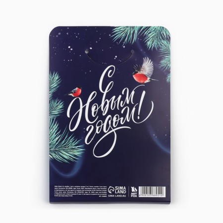 New Year's gift set, notebook, 2 l stickers and magnetic bookmarks 2 pcs “All desires will be fulfilled!”-5