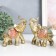 Souvenir Polystone "Golden Elephant in Colorful rich Popone" MIX 6x11x13 cm