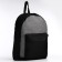 School backpack on lightning, 1 external pocket, gray/black color