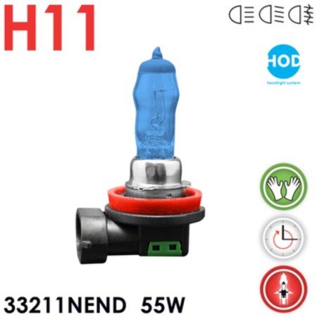 Car lamp H11 33211 NEND 12V 55W CELEN HOD NIGHT ENDING (Blue) + 50%