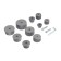 A device for welding plastic pipes tundra, 1000 watts, a set of nozzles 20-50 mm, 50-300 °