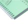 Notebook A5-80 sheets in a cage, on a crest, a plastic cover, a removable ruler made of transparent plastic, mint,