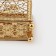 Salvetnitsa decorative "Hearts", Golden color
