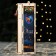 Box for wine "Happy New Year!" Blue background, 34x10x8.6 cm