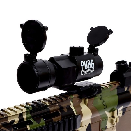 The assault rifle M416, shoots with gel bullets, works from the battery-6
