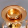Summary metal, glass per 1 candle "Extraordinary Cup" Gold 55x14x23 cm
