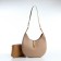 Female bag Textura, cosmetic bag, medium size, beige color