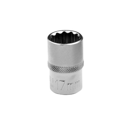 Thile head Stels 13662, under the square, 1/2 ", 17 mm, twelve -sided, chrome-3