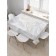 The tablecloth “Marble waves”, rectangular, Saten, size 120x145 cm