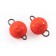 Cargo Cheburashka painted collapsible Yaman 10 pcs., 3 g, orange