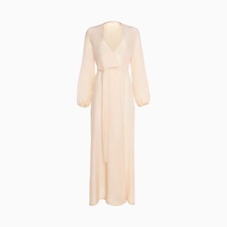 Pareo dress female minku: Summer Time Beige color, size 42-44-4