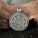 Slavic amulet "Molovinets", 8g, 33x25 mm, D Undressions 4 mm, Pudter
