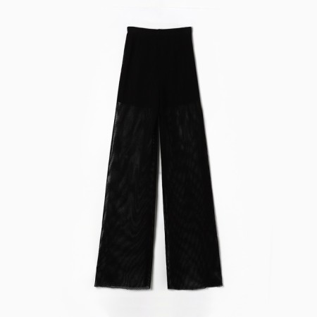 Female set (longshit, trousers) minku: Casual Collection Black color, rr 44-7