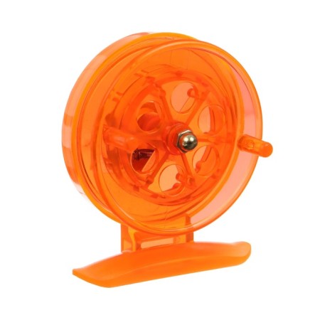 Inertial coil, plastic, diameter 6.5 cm, orange color, 807s-5