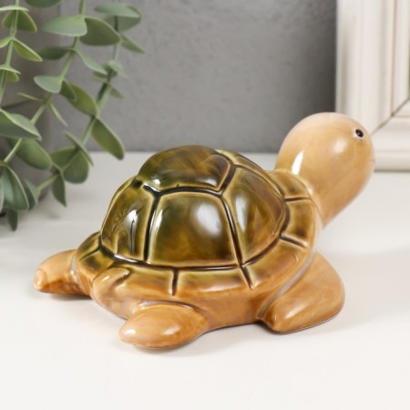 Souvenir Ceramics "Green Turtle" 10.5x13x6 cm-1