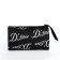 Cosmetic bag with lightning, black color