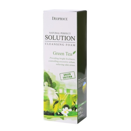 Foam for washing with green tea Extract Natural Perfect Solution 170 gr-1