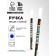 Pen Plastic Write-Write with a cap "Honor and courage!", Blue pasta, gel 0.5 mm