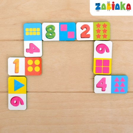 Domino children's “Learning numbers”, EVA material, according to Montessori Methods-2