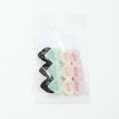 Acrylic hair hairpin, mix, 5.5 x 1.5 cm-5