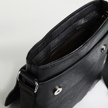 Male bag, black color-4