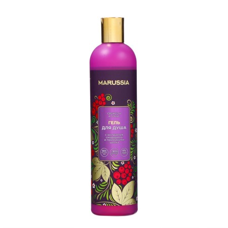 Marussia shower “Freshness and tone”, with currant extract and silk proteins, 400 ml