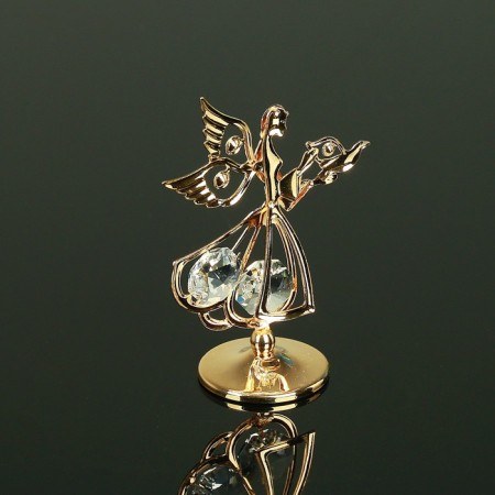 Souvenir "Angel with a dove", 3 × 5 × 7.5 cm, with crystals-2