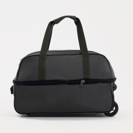 Road bag on wheels, a lightning department, with an increase, an outer pocket, khaki color-1