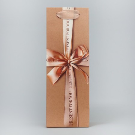 Gift package for a bottle, packaging, Present for You, 9 x 25 x 8.9 cm-2