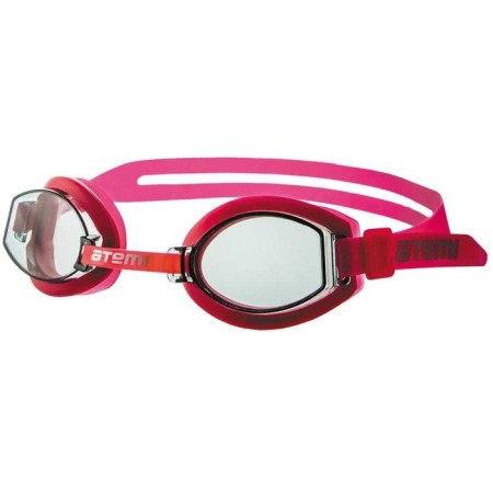 ATEMI S202 swimming glasses, children's, PVC/silicone, pink color
