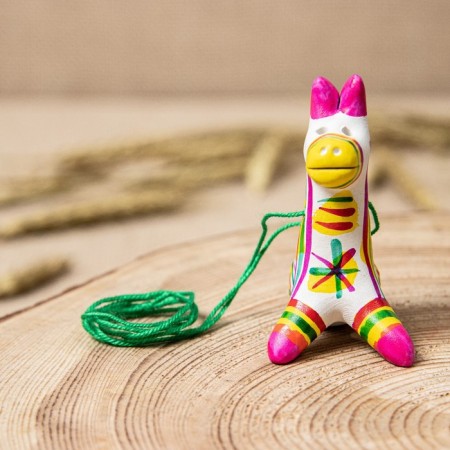 Filimonovskaya toy - whistle "Horse"-11