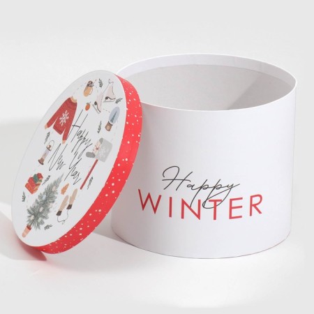 A set of gift boxes 5 in 1 “Cozy New Year”, 13 x 14–19.5 x 22 cm, New Year-8