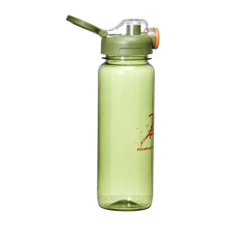 Water bottle, 800 ml, "movement - life", with a drinker, green-2