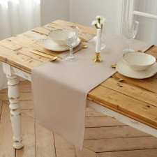 Дорожка "Этель" 130х35 см, цв. кофейный, 100% хлопок, 163 г/м2