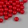 A set of beads "Pearls" d 12 mm, 250 gr, cherry