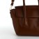 Women's bag with lightning, brown color