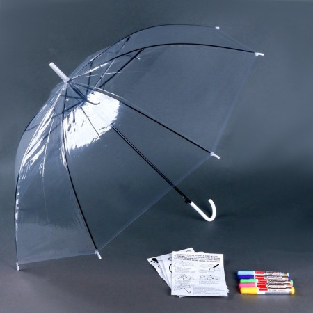 Umbrella coloring + markers-1