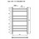 Electric towel Grois Nex GR-112, 500x800 mm, 8 crossbars, lower, white