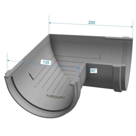Corner element 90 V. Döcke Premium chocolate-1