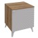 Tumba "Leo", 450x440x502 mm ,p. 2, right, color of Santiago software / apple tree Belluno