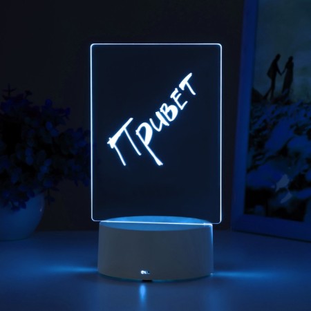 Lamp "Note" from USB and batteries 3AA (not in the kit) 9.5x12.5x16 cm-12